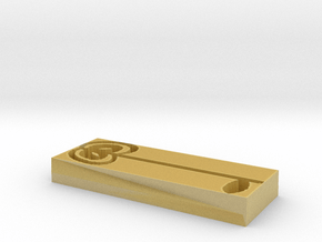 Applejack's Key Mold in Tan Fine Detail Plastic