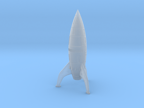 RocketShip-01-1-2 in Clear Ultra Fine Detail Plastic