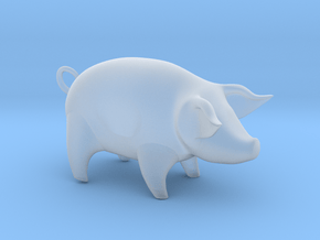 Pink Floyd pig in Clear Ultra Fine Detail Plastic