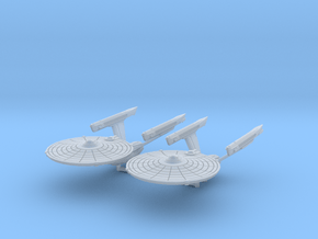 Federation Light Carrier, 1/7000 in Clear Ultra Fine Detail Plastic