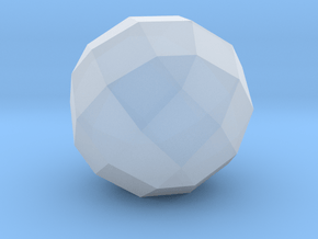 04. Rectified Rhombicuboctahedron - 10mm in Clear Ultra Fine Detail Plastic