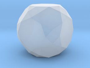 06. Rectified Truncated Cuboctahedron - 1in in Clear Ultra Fine Detail Plastic