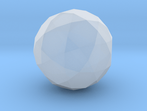 07. Rectified Truncated Icosahedron - 10mm in Clear Ultra Fine Detail Plastic
