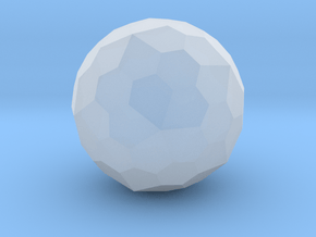 06. Truncated Pentakis Dodecahedron Pattern 2 - 10 in Clear Ultra Fine Detail Plastic