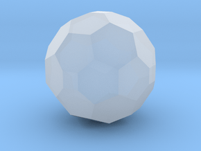 07. Truncated Tetrakis Hexahedron Pattern 1 - 1in in Clear Ultra Fine Detail Plastic