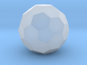 02. Chamfered Dodecahedron - 10mm in Clear Ultra Fine Detail Plastic