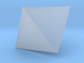 01. Square Pyramid - 10 mm in Clear Ultra Fine Detail Plastic