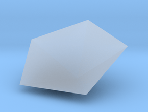 02. Pentagonal Pyramid - 1in in Clear Ultra Fine Detail Plastic