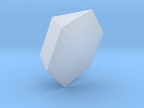 03. Triangular Cupola - 1in in Clear Ultra Fine Detail Plastic