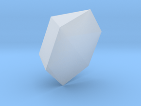 03. Triangular Cupola - 10mm in Clear Ultra Fine Detail Plastic