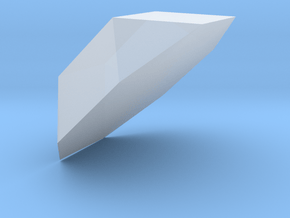 04. Square Cupola - 1in in Clear Ultra Fine Detail Plastic
