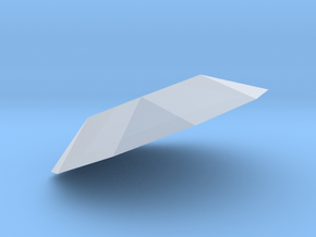 05. Pentagonal Cupola - 1mm in Clear Ultra Fine Detail Plastic