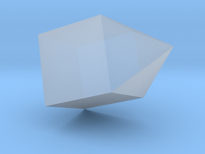 08. Elongated Square Pyramid -10mm in Clear Ultra Fine Detail Plastic