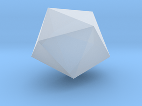 17. Gyroelongated Square Dipyramid - 10mm in Clear Ultra Fine Detail Plastic