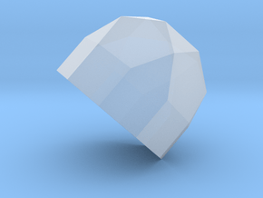 21. Elongated Pentagonal Rotunda - 1in in Clear Ultra Fine Detail Plastic