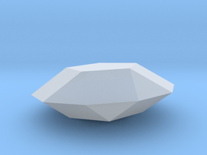 31. Pentagonal Gyrobicupola - 1in in Clear Ultra Fine Detail Plastic