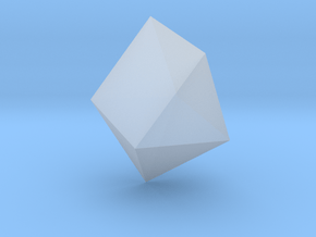 49. Augmented Triangular Prism - 10mm in Clear Ultra Fine Detail Plastic
