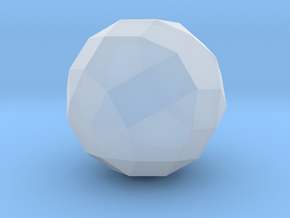 73. Parabigyrate Rhombicosidodecahedron - 10mm in Clear Ultra Fine Detail Plastic