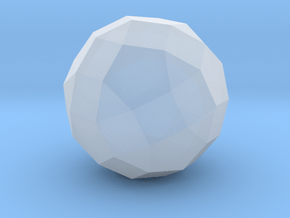 74. Metabigyrate Rhombicosidodecahedron - 10mm in Clear Ultra Fine Detail Plastic