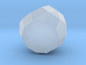 82. Gyrate Bidiminished Rhombicosidodecahedron - 1 in Clear Ultra Fine Detail Plastic