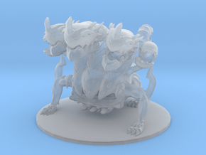 World of Final Fantasy inspired, Hydra, 75mm base in Clear Ultra Fine Detail Plastic