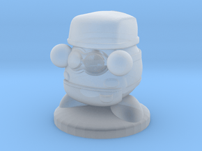 Kirby inspired, Blacksmith Waddle Dee, 20mm base in Clear Ultra Fine Detail Plastic