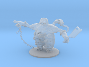 Warcraft inspired, Abomination, 50mm base in Clear Ultra Fine Detail Plastic