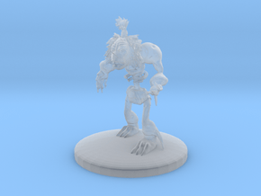 Warcraft inspired, Ghoul, 25mm base in Clear Ultra Fine Detail Plastic