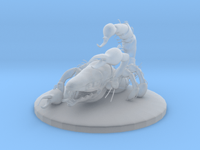 Final Fantasy 1 inspired, Scorpion, 50 mm base in Clear Ultra Fine Detail Plastic