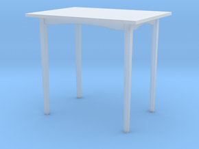 Side Table in Clear Ultra Fine Detail Plastic