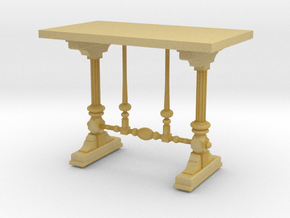 Antique Display Table in Tan Fine Detail Plastic