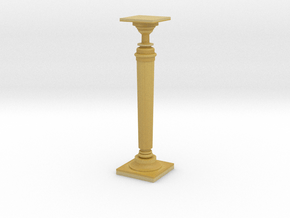 Pedestal 2 in Tan Fine Detail Plastic