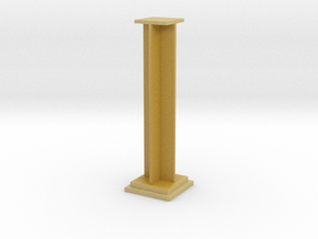 Pedestal 3 in Tan Fine Detail Plastic