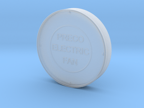 PRECO Electric Fan 1.4" Dia. in Clear Ultra Fine Detail Plastic