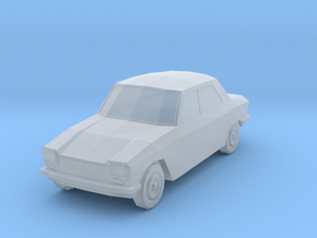 Peugeot 204 (low poly) in Clear Ultra Fine Detail Plastic