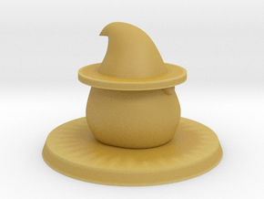 Puffball (Gnome) Wizard Droopy Hat in Tan Fine Detail Plastic
