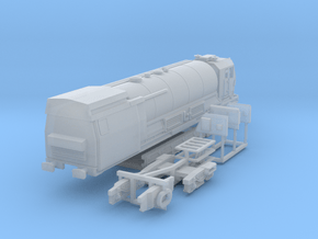 H01A - SBB LRZ Tank - Body Shell in Clear Ultra Fine Detail Plastic