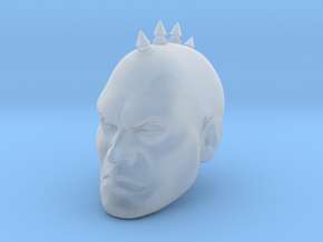 Space Marine Head Large Spikes McFarlane  in Clear Ultra Fine Detail Plastic