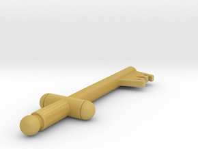 Castle Keyblade (#260) in Tan Fine Detail Plastic