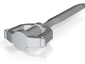 Scissor Sword (#266) in Clear Ultra Fine Detail Plastic