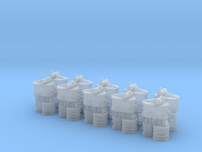 10 Standard Cross Compound Air Compressors in Clear Ultra Fine Detail Plastic