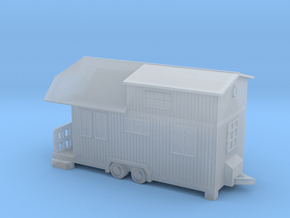 Tinyhaus / tiny house Nr.1 (Z, 1:220) in Clear Ultra Fine Detail Plastic