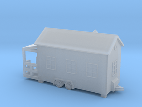 Tinyhaus / tiny house Nr.2 (Z, 1:220) in Clear Ultra Fine Detail Plastic
