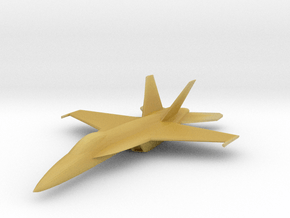 F/A-18F Super Hornet Model Replica (1:100 Scale) in Tan Fine Detail Plastic