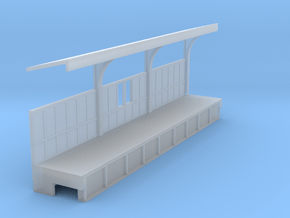 NYC Subway Highline Platform Left N scale in Clear Ultra Fine Detail Plastic