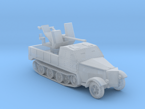 Sd.Kfz. 7/2 3,7cm Flak 37 (traveling version) 1/28 in Clear Ultra Fine Detail Plastic