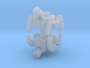 Walking Robot Eldritch Cannons for DnD Artificer in Clear Ultra Fine Detail Plastic