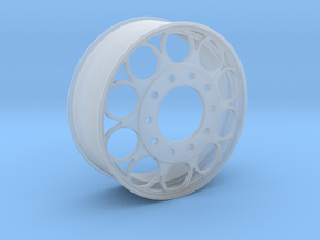 1:16 Custom Alcoa Like Wheel 1  in Clear Ultra Fine Detail Plastic
