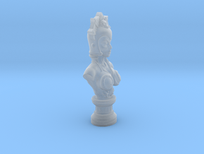 Warrior Goddess EVIL LYN Mini Bust in Clear Ultra Fine Detail Plastic