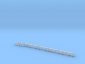 North Fork Bridge Railing 3B Z scale in Clear Ultra Fine Detail Plastic